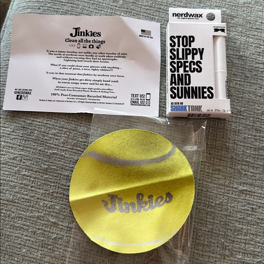 NIB Jinkies by Nerd Wax….the original glasses wax